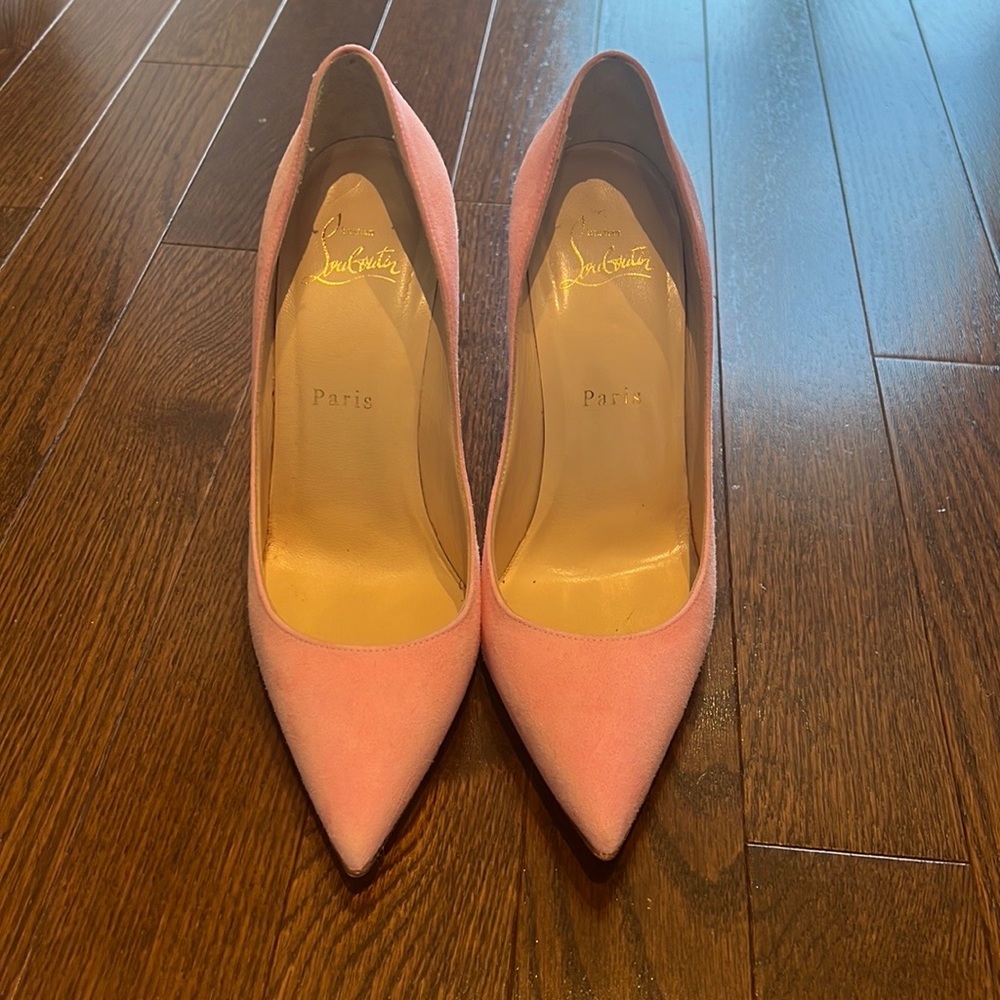 Christian Louboutin sorbet pink heels